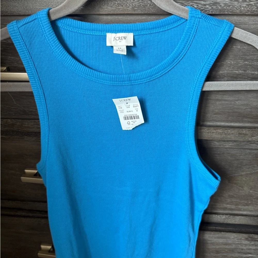 J.Crew Ribbed Azure Tank - Picture 4 of 6